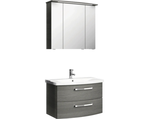 Umývadlo so skrinkou a zrkadlová skrinka do kúpeľne