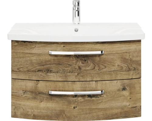 Skrinka pod umývadlo s dvoma zásuvkami, umývadlo a armatúra