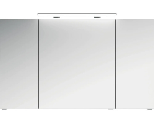 Zrkadlová skrinka s osvetlením a tromi dvierkami