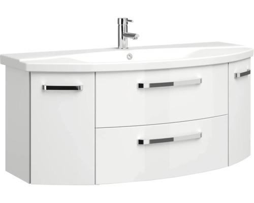 Skrinka pod umývadlo s dvomi zásuvkami a umývadlom