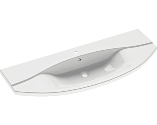 Keramické umývadlo s otvorom pre batériu a prepadom