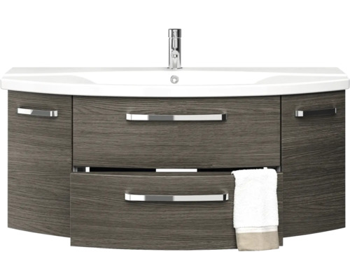 Skrinka pod umývadlo s umývadlom a uterákom