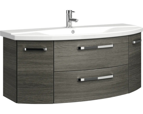 Skrinka pod umývadlo s umývadlom a dvoma zásuvkami