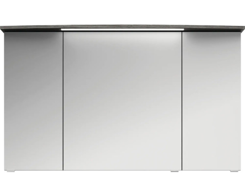 Kúpeľňová skrinka s tromi dvierkami a osvetlením