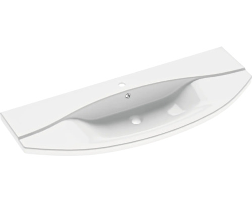 Keramické umývadlo s otvorom pre batériu a prepadom