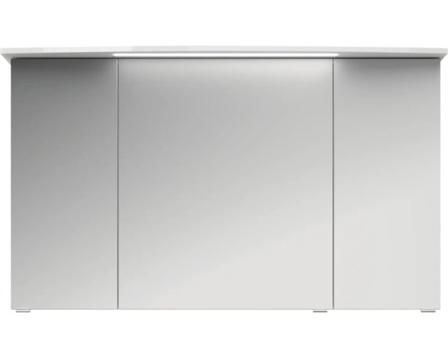 Zrkadlová skrinka s tromi dvierkami a osvetlením