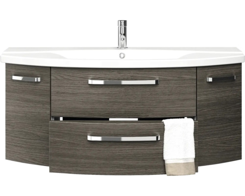 Skrinka pod umývadlo s umývadlom a uterákom