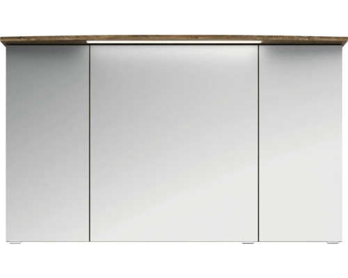 Zrkadlová skrinka s tromi dvierkami a osvetlením