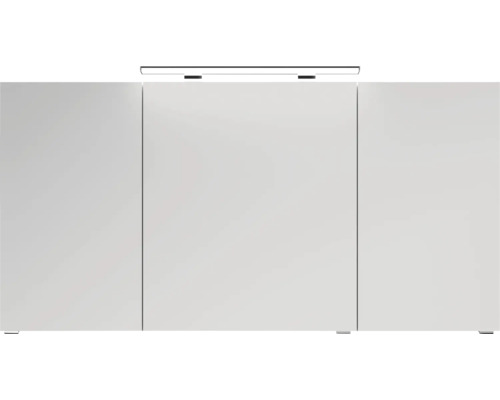 Zrkadlová skrinka s tromi dvierkami a osvetlením