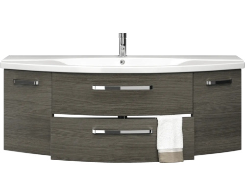 Skrinka pod umývadlo s dvomi zásuvkami, umývadlom a armatúrou