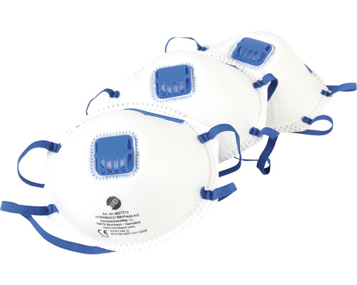 Viacero respirátorov FFP2 s ventilom
