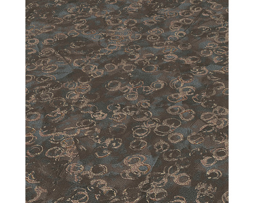 Detail štruktúrovaného povrchu podlahy so vzorom kruhov.