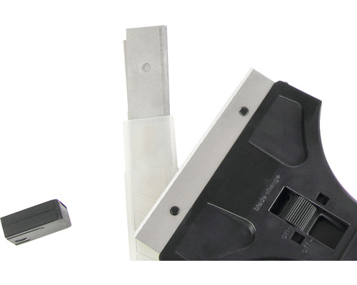 Škrabka na sklo s čepeľou a krytom