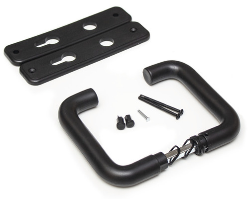 Sada kľučiek dverí so skrutkami a kovaním