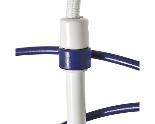 Detail závesu s lankom