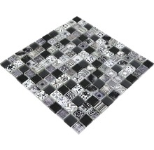 Sklenená mozaika štvorcová crystal mix black-thumb-5