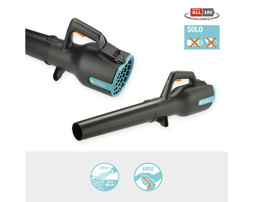 Akumulátorový fúkač lístia Gardena, bez akumulátora a nabíjačky