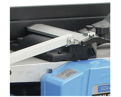 Uhlový doraz pre drevoobrábací stroj