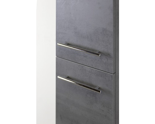 Kúpeľňová skrinka s dvoma zásuvkami a madlami