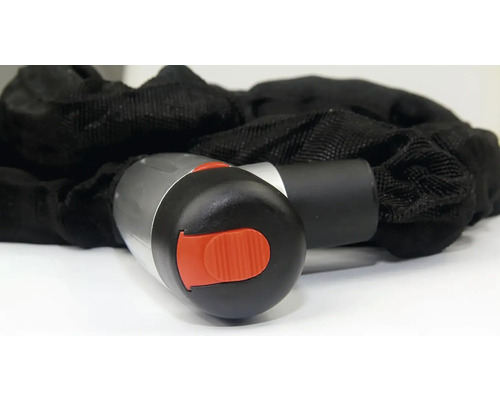 Zámok na bicykel s textilným obalom