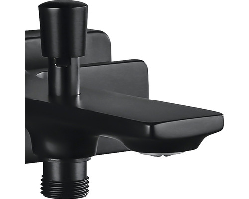 Čierna kúpeľňová batéria