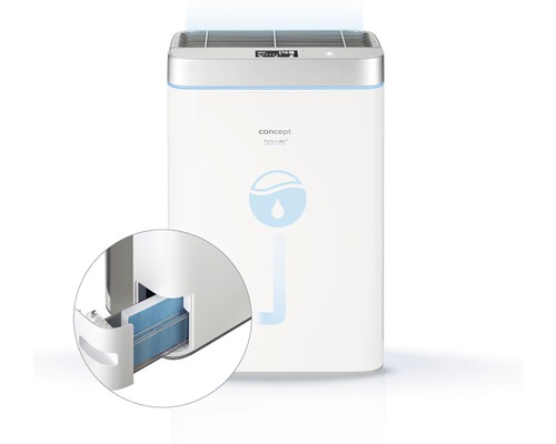 Odvlhčovač vzduchu s výsuvným filtrom