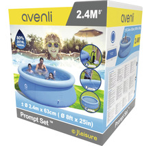 Bazén s golierom Fast Set Pool Ø 240 x 63 cm bez príslušenstva modrý
