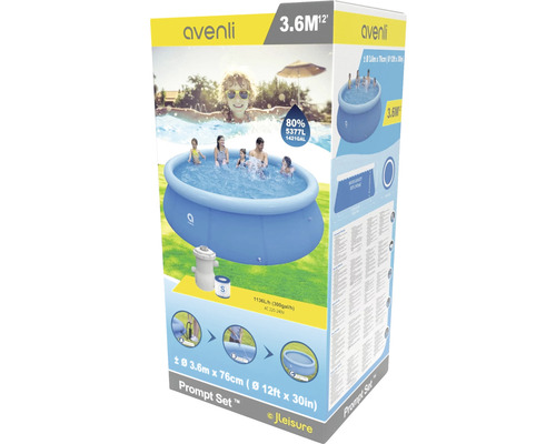 Balenie bazéna Avenli Prompt Set, priemer 3,6 metra