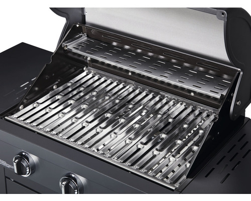 Gril s grilovacím roštom a roštom na ohrievanie