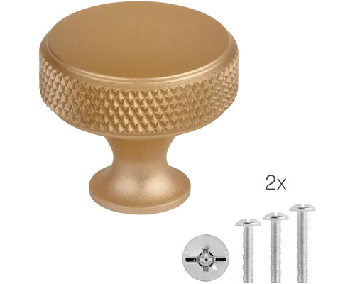 Nábytkový gombík so skrutkami