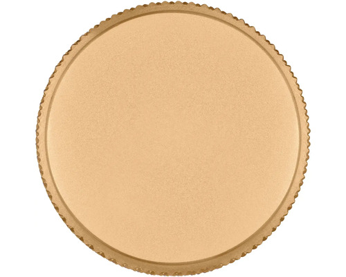 Zlatá minca s vrúbkovaným okrajom