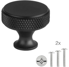 Kovový nábytkový gombík vrátane skrutiek, dva kusy