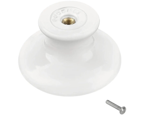 Keramická nábytková gombička so skrutkou