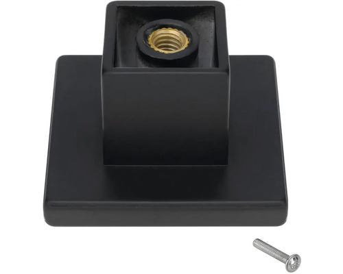 Štvorcový nábytkový gombík so skrutkou