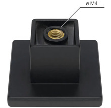 Detailný záber nábytkovej rukoväte so závitom M4