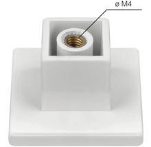Plastový klzák na nábytok so závitom M4