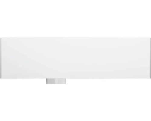 Biele umývadlo s odtokom