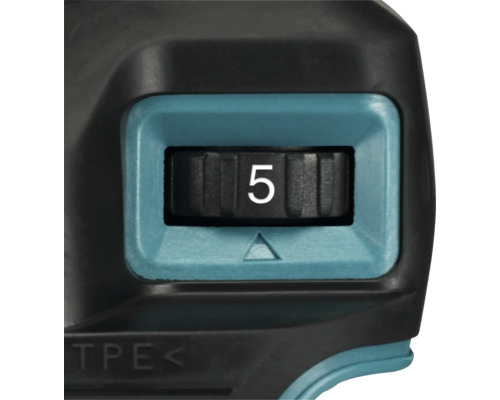 Otočný gombík s číslom 5 na nastavenie nástroja