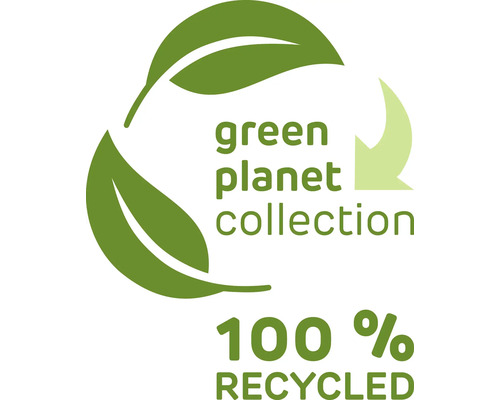 Označenie Green Planet Collection: 100 percent recyklované
