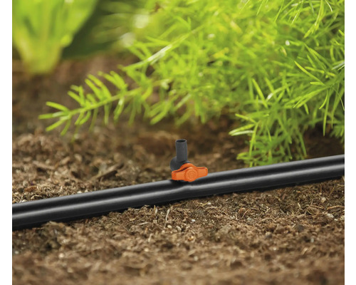 Uzatvárací ventil kvapkovej trubice na zavlažovanie záhrady