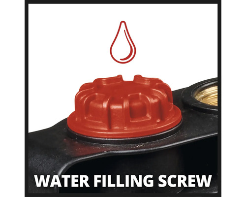 Skrutka na plnenie vodou