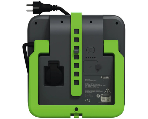 Pohľad zozadu na napájaciu stanicu Schneider Electric