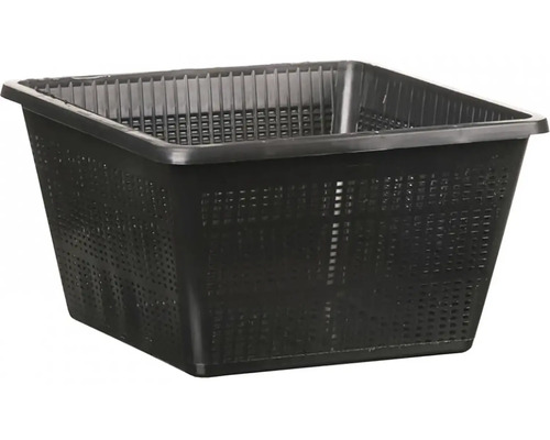 Štvorcový kvetináč z plastu