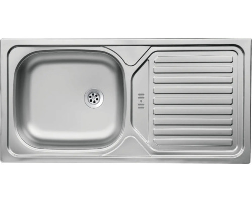 Nerezový drez s odkvapkávacou plochou