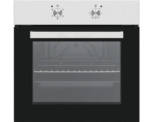 Vstavaná rúra so sklenenými dverami a otočnými gombíkmi