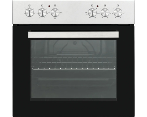 Elektrický sporák s ovládacími gombíkmi a priehľadným okienkom