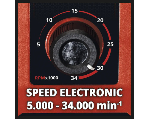 Regulátor otáčok pre elektrické náradie od 5 000 do 34 000 otáčok za minútu