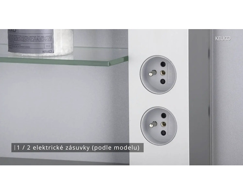 Dve elektrické zásuvky pre webshop Hornbach.