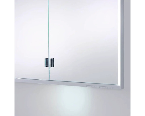 Zrkadlová skrinka s osvetlením a dvomi dvierkami