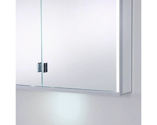 Zrkadlová skrinka s osvetlením a dvoma dvierkami